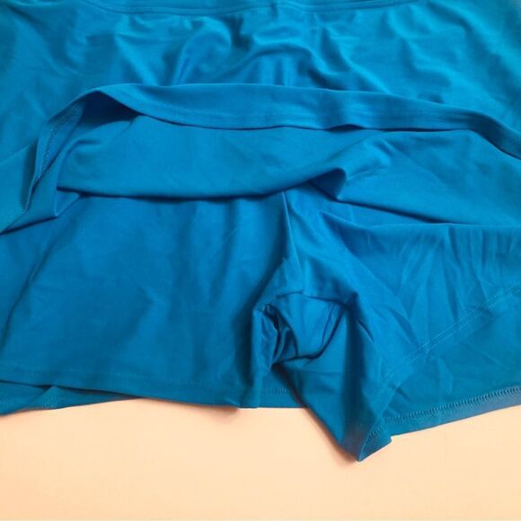 Ella Mae Turquoise Swim Skort - Picture 6 of 8